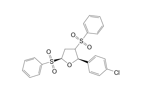 2,5-cis-2-(4-Chlorophenyl)-3,5-bis(phenylsulfonyl)tetrahydrofuran
