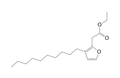 ethyl 2-(3-decylfuran-2-yl)acetate