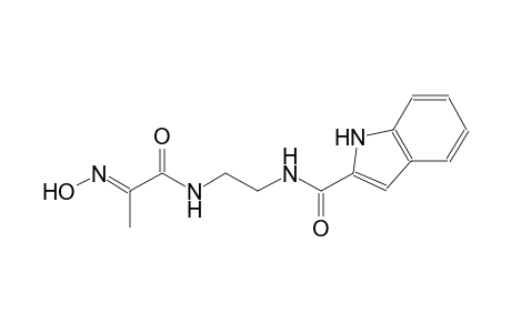 1H-indole-2-carboxamide, N-[2-[[(2E)-2-(hydroxyimino)-1-oxopropyl]amino]ethyl]-