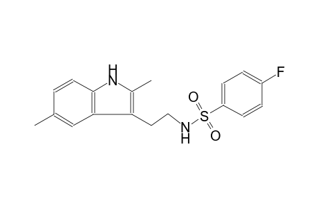 Benzenesulfonamide, N-[2-(2,5-dimethyl-1H-indol-3-yl)ethyl]-4-fluoro-