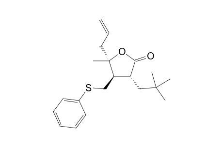 (3.alpha.,4.beta.,5.alpha.)-(+-)-3-[(2,2-Dimethylpropyl)-5-methyl-4-[(phenylthio)methyl]-5-(2-propenyl)-dihydro-2(3H)-furanone