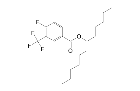 4-Fluoro-3-trifluoromethylbenzoic acid, 6-dodecyl ester