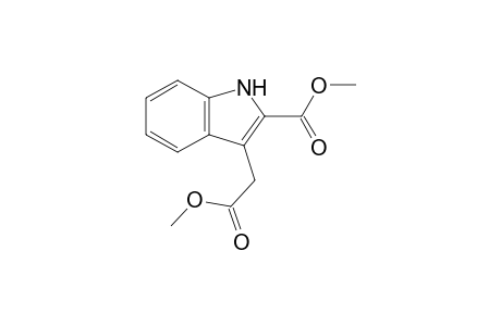 3-(2-keto-2-methoxy-ethyl)-1H-indole-2-carboxylic acid methyl ester