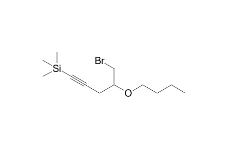 5-Bromo-1-trimethylsilyl-4-n-butoxypent-1-yne