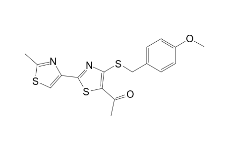 2-[(2'-Trifluoromethyl)thiazol-4'-yl]-4-[4"-methoxybenzyl)thio]-5-acetylthiazole