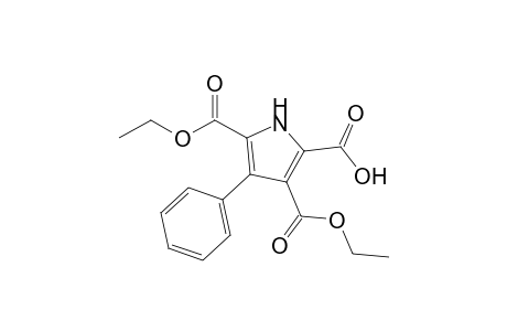 3,5-bis(ethoxycarbonyl)-4-phenyl-1H-pyrrole-2-carboxylic acid