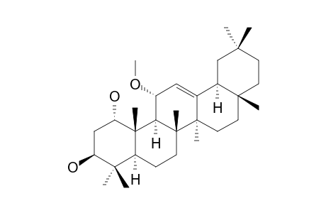 1-ALPHA,3-BETA-DIHYDROXY-11-ALPHA-METHOXY-OLEAN-12-ENE