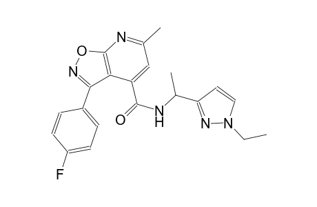 isoxazolo[5,4-b]pyridine-4-carboxamide, N-[1-(1-ethyl-1H-pyrazol-3-yl)ethyl]-3-(4-fluorophenyl)-6-methyl-