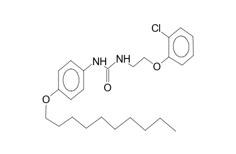 N-(4-decyloxyphenyl)-N'-[2-(2-chlorophenyloxy)ethylurea