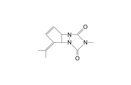 10-Isopropylidene-4-methyl-2,4,6-triaza-tricyclo(5.3.0.0/2,6/)dec-8-ene-3,5-dione