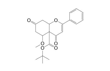 4a-(tert-Butoxycarbonyl)-5-methoxy-2-phenyl-4a,5,6,7,8,8a-hexahydro-4H-benzo[b]pyran-4,7-dione