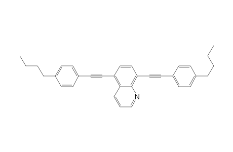 5,8-bis-(4-n-butyl-phenylethynyl)-quinoline
