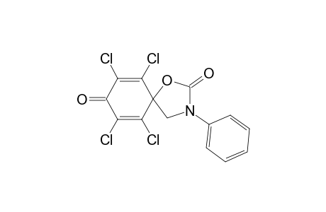 1-Oxa-3-azaspiro[4.5]deca-6,9-diene-2,8-dione, 6,7,9,10-tetrachloro-3-phenyl-