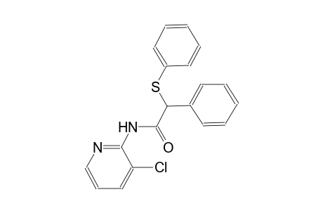 N-(3-chloro-2-pyridinyl)-2-phenyl-2-(phenylsulfanyl)acetamide