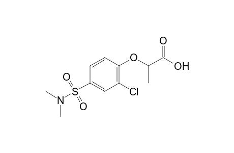 2-[2-chloro-4-(dimethylsulfamoyl)phenoxy]propionic acid