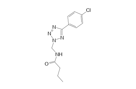 Butanamide, N-[[5-(4-chlorophenyl)-2H-1,2,3,4-tetrazol-2-yl]methyl]-