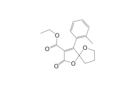 Ethyl 1,6-dioxa-4-(o-methylphenyl)spiro[4.4]non-3-en-2-one-3-carboxylate