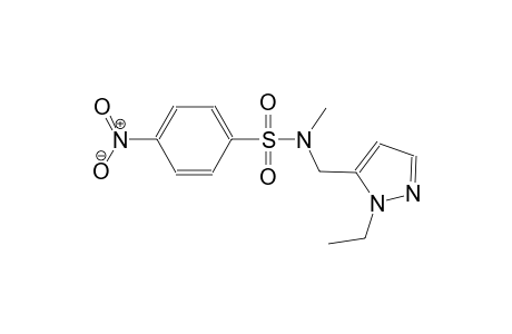 benzenesulfonamide, N-[(1-ethyl-1H-pyrazol-5-yl)methyl]-N-methyl-4-nitro-