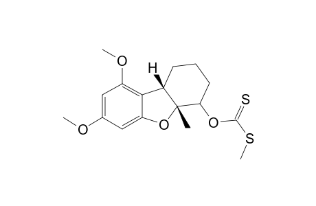 O-[rac-(4aR,9bS)-1,2,3,4,4a,9b-Hexahydro-7,9-dimethoxy-4a-methyldibenzofuran-4-yl] S-Methyl Dithiocarbonate