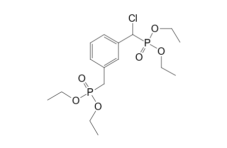 1-[chloranyl(diethoxyphosphoryl)methyl]-3-(diethoxyphosphorylmethyl)benzene