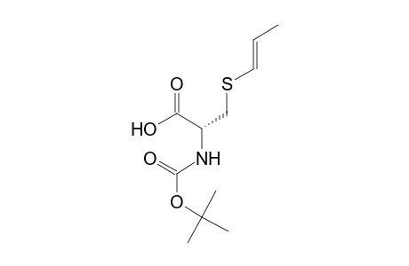 (R)-2-tert-Butyloxycarbonylamino-3-[(E)-prop-1-enylsulfanyl)propanoic acid