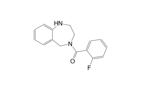 1H-1,4-benzodiazepine, 4-(2-fluorobenzoyl)-2,3,4,5-tetrahydro-