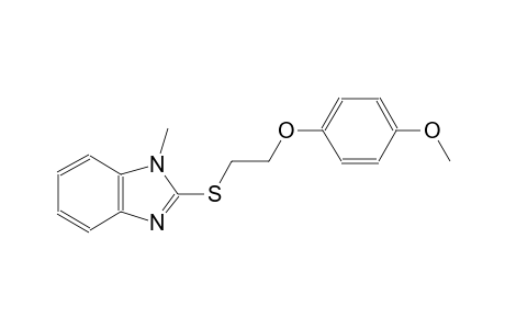 1H-benzimidazole, 2-[[2-(4-methoxyphenoxy)ethyl]thio]-1-methyl-