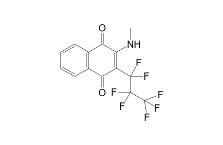 2-(Methylamino)-3-(perfluoropropyl)-1,4-naphthoquinone