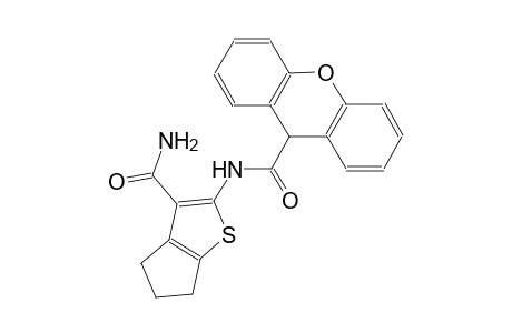 N-[3-(aminocarbonyl)-5,6-dihydro-4H-cyclopenta[b]thien-2-yl]-9H-xanthene-9-carboxamide