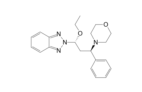 2-[(1R,3R)-1-ethoxy-3-morpholin-4-yl-3-phenylpropyl]benzotriazole