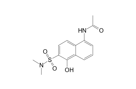 Acetamide, N-[6-[(dimethylamino)sulfonyl]-5-hydroxy-1-naphthalenyl]-
