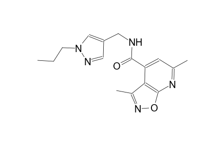 isoxazolo[5,4-b]pyridine-4-carboxamide, 3,6-dimethyl-N-[(1-propyl-1H-pyrazol-4-yl)methyl]-