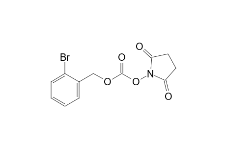 N-(carboxyoxy)succinimide, o-bromobenzyl ester