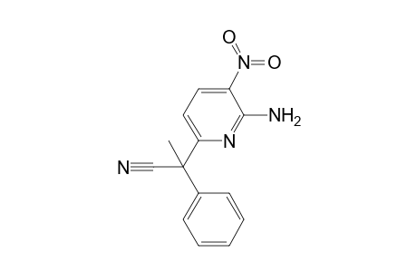 2-Amino-3-nitro-6-(1-phenyl-1-cyanoethyl)pyridine