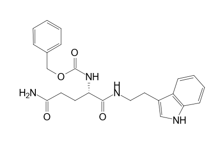N(2)-Benzyloxycarbonyl-N(1)-[2-(1H-indol-3'-yl)ethyl]glutaminamide