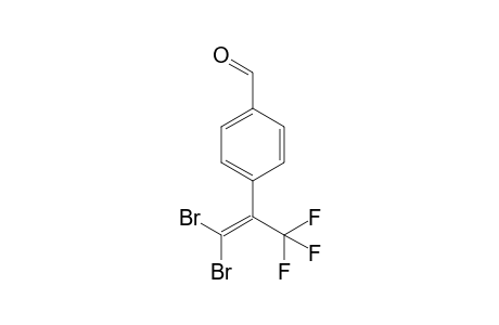 4-(1,1-dibromo-3,3,3-trifluoroprop-1-en-2-yl)benzaldehyde