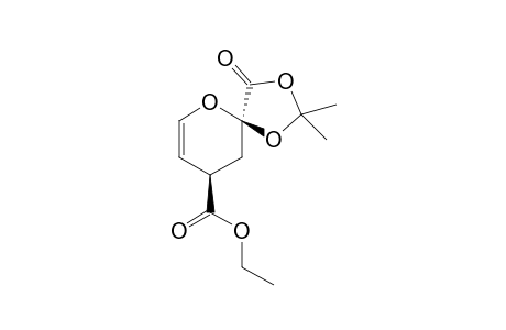 Spiro[4-(Ethoxycarbonyl)-3,4-dihydro-2H-pyran-(2,5' )-[2',2'-dimethyl-1',3'-dioxolan-4'-one]