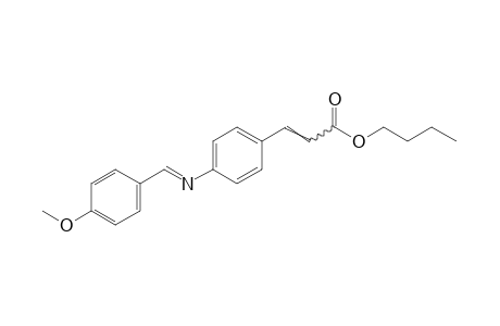 p-[(p-methoxybenzylidene)amino]cinnamic acid, butyl ester