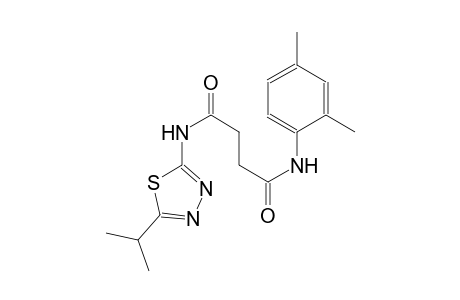 N~1~-(2,4-dimethylphenyl)-N~4~-(5-isopropyl-1,3,4-thiadiazol-2-yl)succinamide