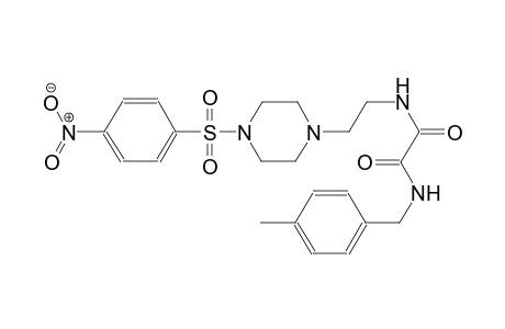 N~1~-(4-methylbenzyl)-N~2~-(2-{4-[(4-nitrophenyl)sulfonyl]-1-piperazinyl}ethyl)ethanediamide