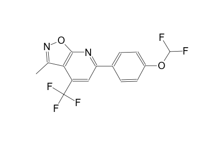 isoxazolo[5,4-b]pyridine, 6-[4-(difluoromethoxy)phenyl]-3-methyl-4-(trifluoromethyl)-