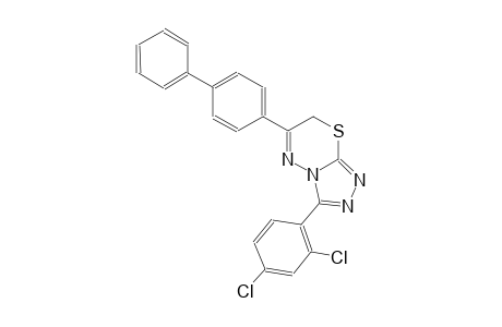 6-[1,1'-biphenyl]-4-yl-3-(2,4-dichlorophenyl)-7H-[1,2,4]triazolo[3,4-b][1,3,4]thiadiazine
