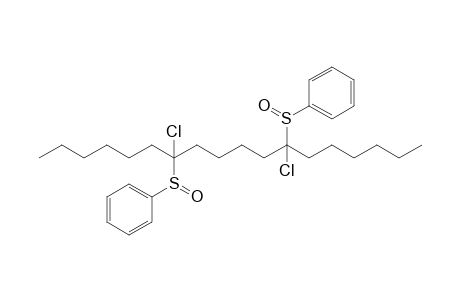 7,12-Dichloro-7,12-di(phenylsulfinyl)octadecane