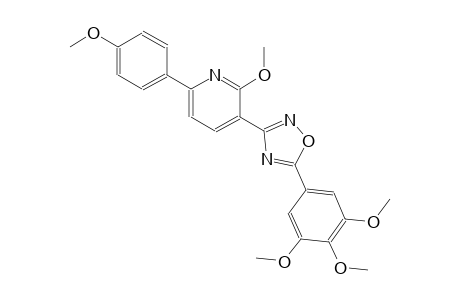 pyridine, 2-methoxy-6-(4-methoxyphenyl)-3-[5-(3,4,5-trimethoxyphenyl)-1,2,4-oxadiazol-3-yl]-
