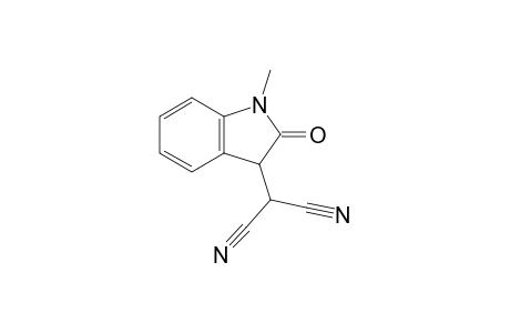 2-(1-methyl-2-oxidanylidene-3H-indol-3-yl)propanedinitrile