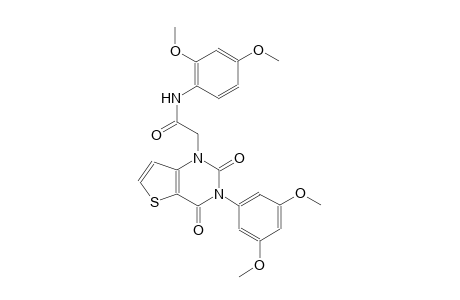 N-(2,4-dimethoxyphenyl)-2-(3-(3,5-dimethoxyphenyl)-2,4-dioxo-3,4-dihydrothieno[3,2-d]pyrimidin-1(2H)-yl)acetamide