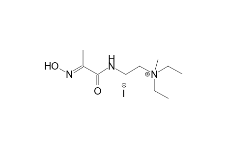 N,N-diethyl-2-{[(2E)-2-(hydroxyimino)propanoyl]amino}-N-methylethanaminium iodide