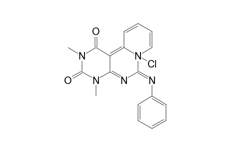 1,2,3,4-TETRAHYDRO-2,4-DIMETHYL-1,3-DIOXO-6-(PHENYLIMINO)-PYRIDO-[1',2':3,4]-PYRIMIDO-[4.5-D]-PYRIMIDINE_HYDROCHLORIDE