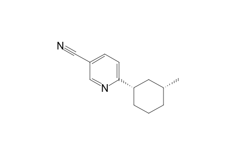 6-[(1S,3R)-3-methylcyclohexyl]pyridine-3-carbonitrile