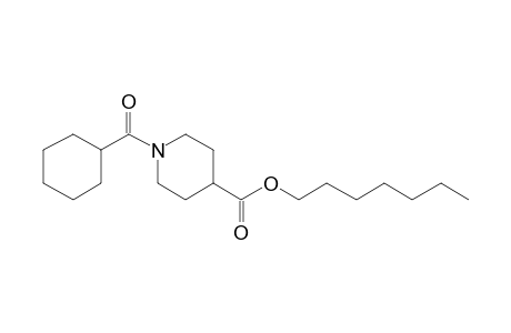 Isonipecotic acid, N-(cyclohexylcarbonyl)-, heptyl ester